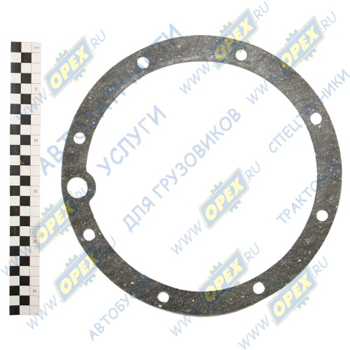 54326-2405078 Прокладка ф225х275; 8отв.ф13/1отв.ф20, крышки бортовой передач; (0,6) Techno Drive